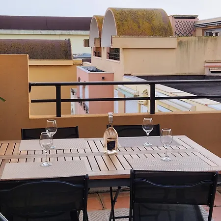 Apartment Le Roof Du Port, Nouveau, Bbq Duplex Clim Parking Gruissan
