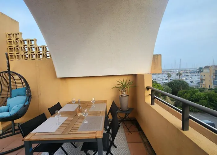 아파트 Le Roof Du Port, Nouveau, Bbq Duplex Clim Parking *