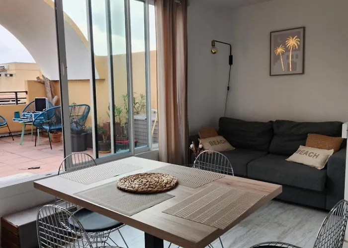 아파트 Le Roof Du Port, Nouveau, Bbq Duplex Clim Parking