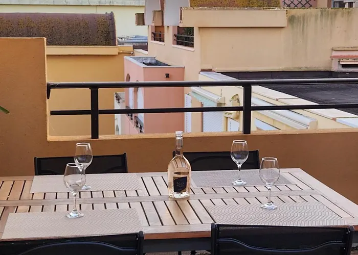 아파트 Le Roof Du Port, Nouveau, Bbq Duplex Clim Parking 그륏상