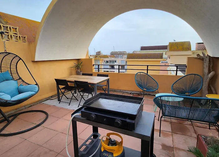 아파트 Le Roof Du Port, Nouveau, Bbq Duplex Clim Parking *